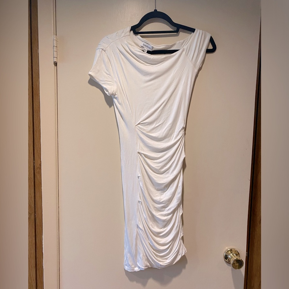 Bebe white dress
